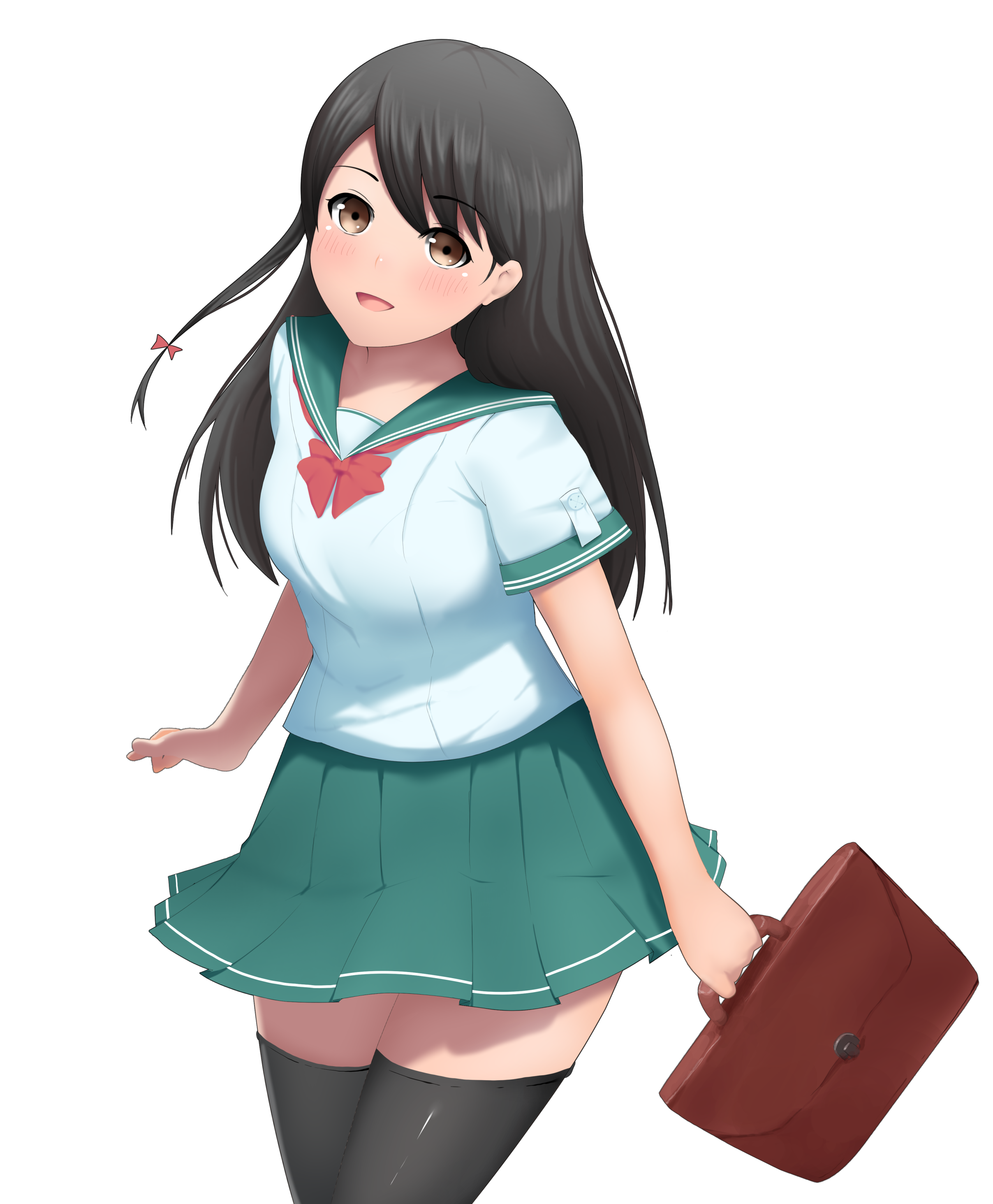 Figure 4: Anime character in sailor uniform, illustrating the post-normalization triumph state.